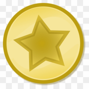 Yellow Circled Star Free Vector - Star Icon Png Small