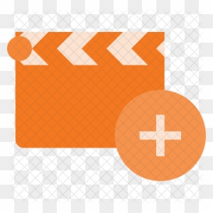 Add Clapper Icon - Movie Download Icon
