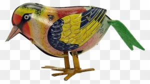 Pre War Tin Pecking Bird Wind Up Toy - Wind-up Toy