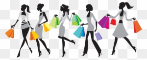 Need A Flexo Graphic Printing - Transparent Shopping Girls Png