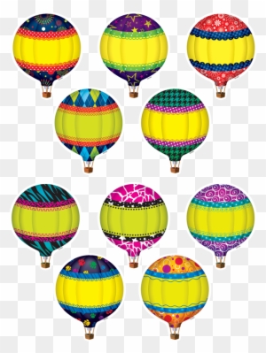 Tcr5295 Hot Air Balloons Accents Image - Teacher Created Resources 5295 Hot Air Balloons Accents