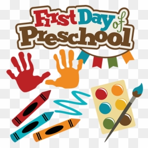First Day Of Preschool Svg School Svg Files Crayon - First Day Of Pre School