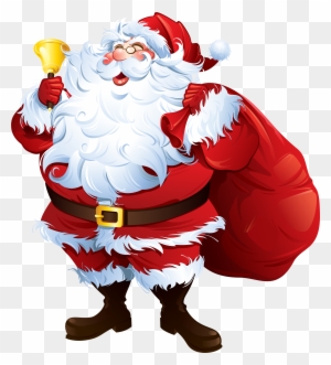 Clipart Pretentious Idea Santa Claus Clipart With Bell - Santa Claus Clipart Png