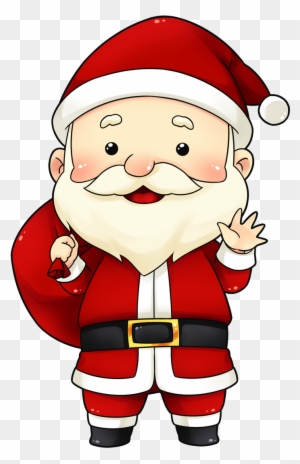 You Can Use This Cute And Adorable Santa Clip Art On - Cute Santa Claus Animated