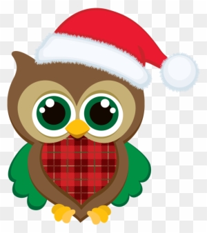 Winter Clipart - Christmas Owl Clipart