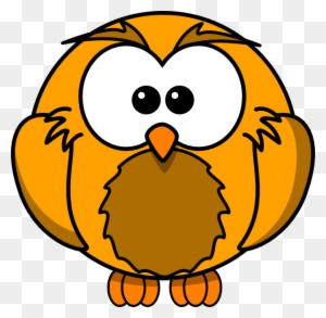 Hoot Clipart Orange Owl - Easy Wolf Face Drawings