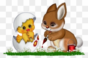 Bunny Clipart Easter Day - Happy Easter 2018 Animated