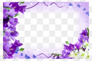 Transparent Purple Frame - First Ashra Of Ramadan Dua