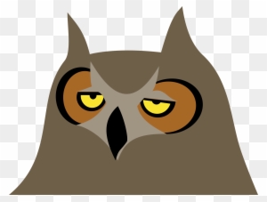 Owl Bored - Bored Owl Clipart
