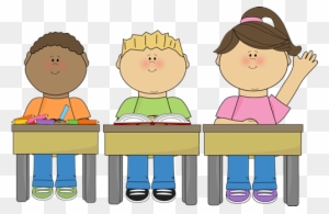 Quiet School Cliparts - Paying Attention In Class Clipart