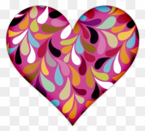 Hearts Clipart Colorful - Colorful Heart Clipart