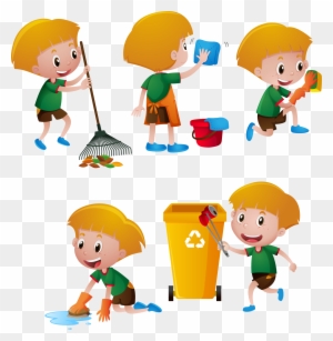Child Royalty-free Illustration - Boys Chores