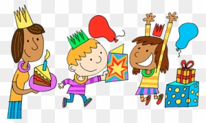 Have Fun With Your Child Creating Your Own Party Decorations - Enjoy The Party Cartoon
