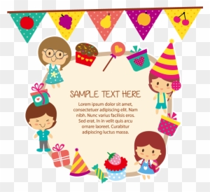 Child Birthday Greeting Card Clip Art - Postale De Cumpleaños Para Facebook