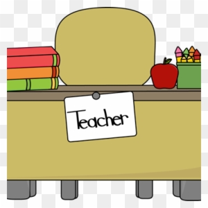 teachers desk clipart