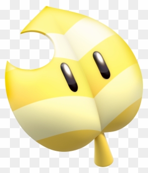 Mario Clipart Smiling Star - Mario 3d World Invincibility Leaf