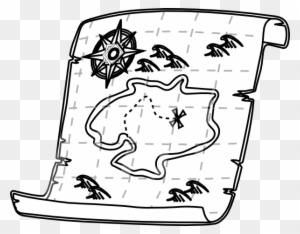 Map Clipart Black And White - Navigation Map Black And White