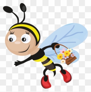 Bee Clipartart - Dressed Bee Clipart Transparent Background
