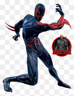 Spiderman 2099 Spider Man Best Suit Free Transparent Png Clipart Images Download - best roblox spider man game