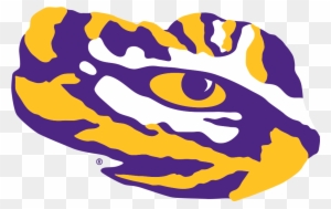 Lsu Tigers Clipart - Lsu Tiger Eye Svg - Free Transparent PNG Clipart
