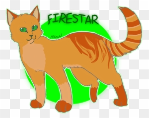 Firestar, Thunderclan Leader By Akecai - Cat Grabs Treat