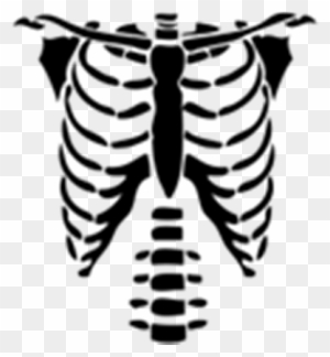 Beautiful Rib Cage Cartoon Skeleton Torso Halloween Png T Shirts For Roblox Free Transparent Png Clipart Images Download - spiderman t shirt roblox