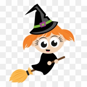 Halloween Witch Svg Scrapbook Cut File Cute Clipart - Cute Halloween Character Png