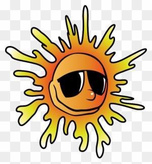 Protecting Your Skin From The Sun - Sun With Glasses Png