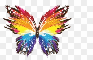 Make A Transparent Image Png Or Gif Easily With Preview,portable - Butterfly Abstract
