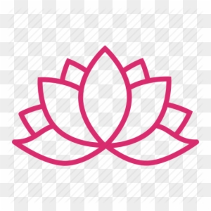 Lotus Flower Icon Logo Royalty Free Vector Image - Yoga Flower