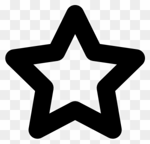 Small, Star Shape, Stars, Starred, Favourite, Outline, - Star Icon Svg