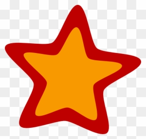 Red Yellow Star Clip Art At Clker - Orange And Yellow Star