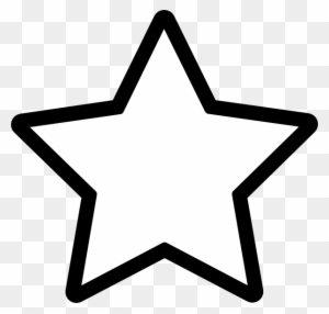 Black Star Outline - Favorite Icon