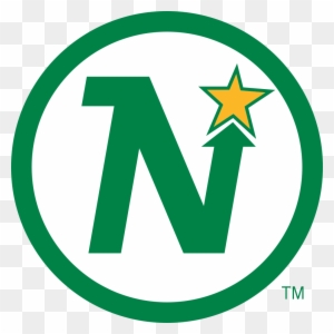 Green To Black - Minnesota North Stars Logo