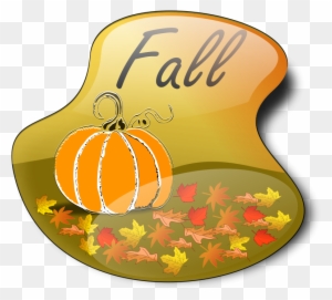 Foliage Pumpkin, Autumn, Fall, Leaves, Foliage - Fall Clip Art