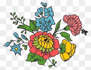 1060 × 965 Px - Flowers Drawing Png