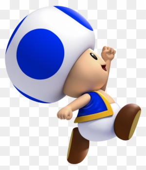 Characters - Super Mario Blue Toad