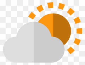 Scalable Vector Graphics Cloud Clip Art - Sunny To Cloudy Weather Icon
