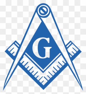 Masonic Compass And Square - Freemason Sign Without G