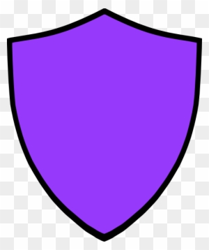 Shield Purple Clip Art At Clkercom Vector Online Royalty - Shield Logo Violet