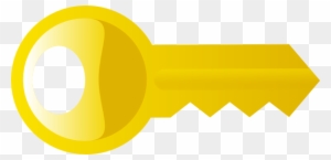 Key Clipart Yellow - Input/output
