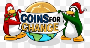 This Virtual Charity Encourages Players To Join The - Coins For Change Club Penguin