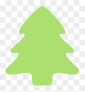 Christmas ~ Christmas Tree Clip Art Simple Emoji Copy - Christmas Tree Border Green
