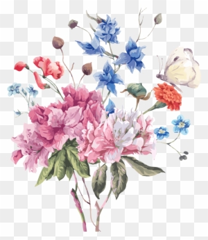 Flower Bouquet Stock Photography Stock Illustration - Spring Flower Bouquet Watercolor