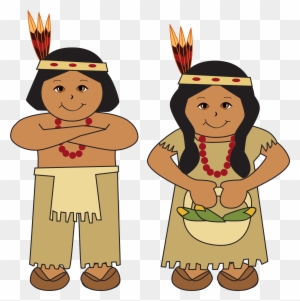 Thanksgiving Clipart Indian - Native Americans Clipart