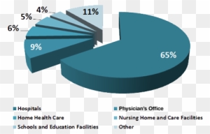 pie chart showing the locations nurses work in neonatal nurse job neonatal nursing job