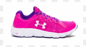 Under Armour Girls Assert 6 Pink Shoe - Under Armour Micro G Assert 6 Girls' Running Shoes