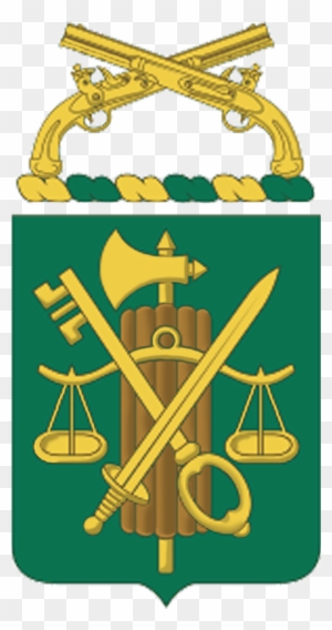 Coat Of Arms, Usampc-coa - Military Police Crossed Pistols