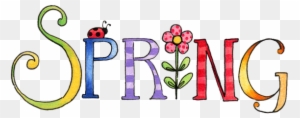 Spring Clip Art - Word Spring Clip Art - Free Transparent PNG Clipart ...