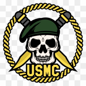 Skull United States Marine Corps Marines Soldier - Marine Skull